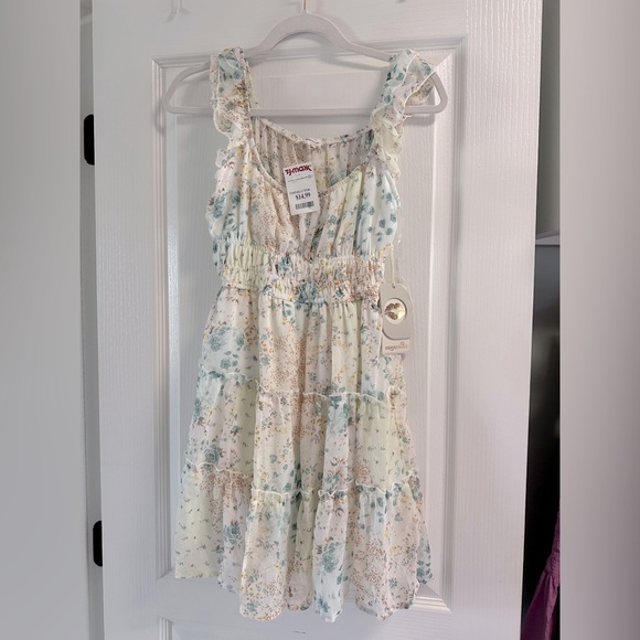 SugarKiss Floral Ruffle Dress - Picture 1 of 3